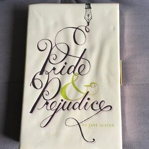 Kate Spade Pride & Prejudice Book Clutch Purse